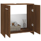 Bathroom Cabinet Brown Oak Engineered Wood Medium