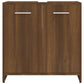 Bathroom Cabinet Brown Oak Engineered Wood Medium