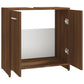 Bathroom Cabinet Brown Oak Engineered Wood Medium