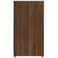 Bathroom Cabinet Brown Oak Engineered Wood Medium