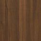 Bathroom Cabinet Brown Oak Engineered Wood Medium