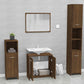 Bathroom Furniture Set Brown Oak Engineered wood Standard