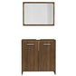 Bathroom Furniture Set Brown Oak Engineered wood Standard