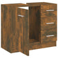 Sink Cabinet Smoked oak Engineered wood Medium Sink Cabinet