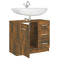 Sink Cabinet Smoked oak Engineered wood Medium Sink Cabinet