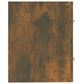 Sink Cabinet Smoked Oak Engineered Wood Medium Bathroom Cabinet