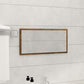 Bathroom Furniture Set Smoked oak Engineered wood Medium