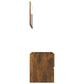 Bathroom Furniture Set Smoked oak Engineered wood Medium