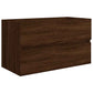 Bathroom Furniture Set Brown Oak Engineered wood, acrylic
