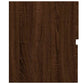 Bathroom Furniture Set Brown Oak Engineered wood, acrylic