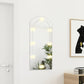 Mirror With Led Light Silver Glass, Plastic 35.4 x 17.7 in
