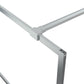 Walk-in Shower Wall Silver 31.5x76.8" Clear ESG Glass