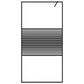 Walk-in Shower Wall Black 39.4x76.8" Clear ESG Glass