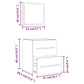 Bathroom Cabinet With Mirror Smoked Oak Engineered wood, Acrylic