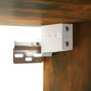 Bathroom Furniture Set Smoked Oak Engineered Wood, Glass Compact