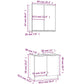 Bathroom Furniture Set Smoked Oak Engineered Wood, Glass Compact