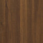 Bathroom Furniture Set Brown Oak, White Engineered Wood, Ceramic