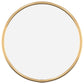 Wall Mirror Gold Glass, PVC Small Wall mounting Wall Mirror