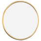 Wall Mirror Gold Glass, PVC Small Wall mounting Wall Mirror