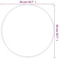 Wall Mirror Black Glass, PVC Wall Mounting Wall Mirror Circular