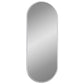 Wall Mirror Silver Glass, PVC 19.7 x 7.9 in Wall mounting