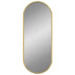 Wall Mirror Gold Glass 23.6 x 9.8 in Mirror Wall Mirror Oval