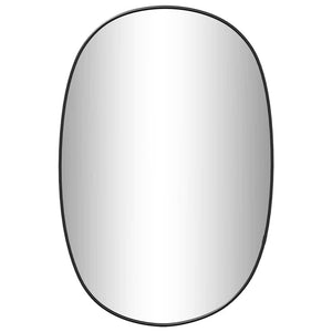 Wall Mirror Black Glass with PVC frame Medium Minimalistic