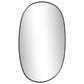 Wall Mirror Black Glass with PVC frame Medium Minimalistic