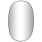 Wall Mirror Black Glass Medium Minimalistic Wall Mirror