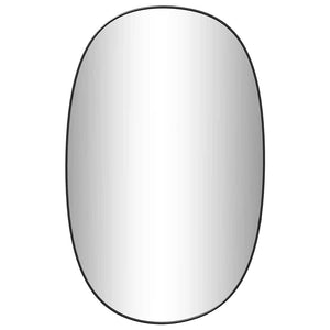 Wall Mirror Black Glass Medium Minimalistic Wall Mirror