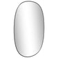 Wall Mirror Black Glass Medium Minimalistic Wall Mirror