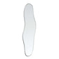 Wall Mirror Silver Glass, PVC 23.6 x 9.8 in Wall mounting