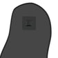Wall Mirror Black Glass, PVC 23.6 x 9.8 in Wall mounting