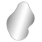 Wall Mirror Silver Glass, PVC 23.6x19.7 in Wall mounting