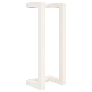 Towel Rack White Solid pine wood Small Towel Rack Rectangular