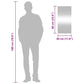 Wall Mirror Transparent Glass Medium Mirror Wall Mirror