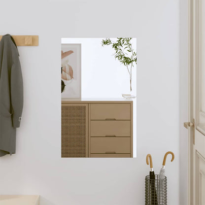 Wall Mirror Transparent Glass 16x24 in Wall mounting
