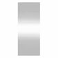 Wall Mirror Transparent Glass 15.7x39.4 in Decorative Inlays
