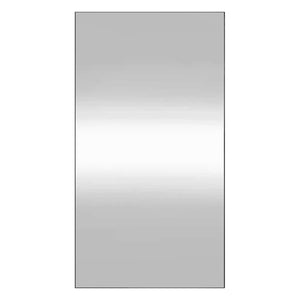 Wall Mirror Transparent Glass 19.7x39.4 in Wall mounting