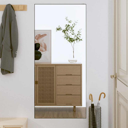 Wall Mirror Transparent Glass 19.7x39.4 in Wall mounting