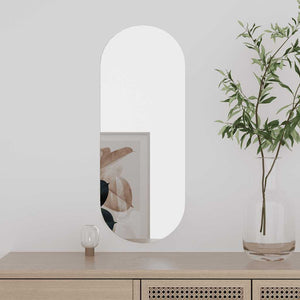 Wall Mirror Transparent Glass 7.9 x 19.7 in Wall mounting