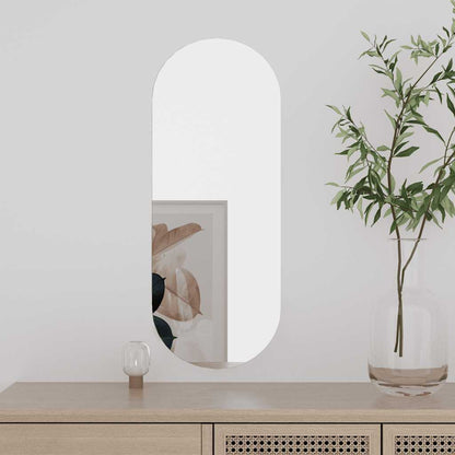 Wall Mirror Transparent Glass 7.9 x 19.7 in Wall mounting