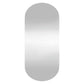 Wall Mirror Transparent Glass 11.8x27.6 in Classic/Traditional