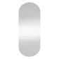 Wall Mirror Transparent Glass 13.8 x 31.5 in Wall mounting
