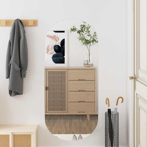 Wall Mirror Transparent Glass Medium Wall mounting Wall Mirror