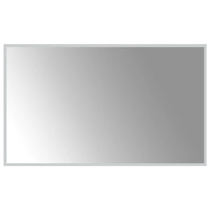 LED Bathroom Mirror Transparent Glass 39.4 x 23.6 in