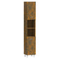 Bathroom Cabinet Smoked oak Engineered wood 11.8x11.8x70.5 in