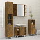 Bathroom Cabinet Smoked oak Engineered wood 11.8x11.8x70.5 in