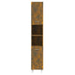 Bathroom Cabinet Smoked oak Engineered wood 11.8x11.8x70.5 in