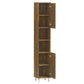 Bathroom Cabinet Smoked oak Engineered wood 11.8x11.8x70.5 in